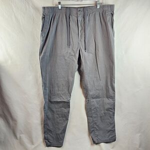 BP Gray Jogger Pants Mens XL Drawstring Stretch Casual Lounge Tapered Nylon